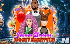 Jenner Sisters Spooky Hair